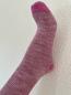 Preview: Baby Alpaka Wollsocke - Pink/Grau