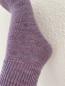 Preview: Baby Alpaka Wollsocke - Lila