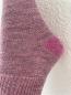 Preview: Baby Alpaka Wollsocke - Pink/Grau