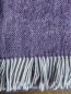 Preview: Wolldecke mit Alpaka - Lila