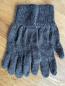 Preview: Alpaka Fingerhandschuhe - dunkelgrau
