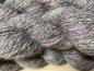 Preview: Alpaka Wolle - mittelgrau mit Sariseide