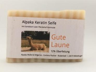 Alpaka Keratin Seife - Gute Laune