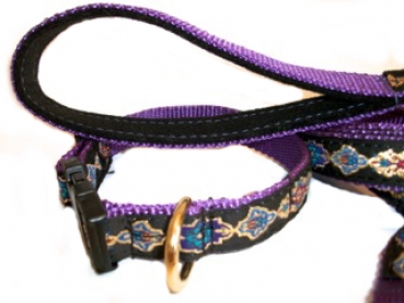 Brocade Set- Hunde Halsband/Leinen Set