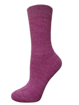 Baby Alpaka Wollsocke - Pink