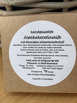 Preview: Alpaka Keratin Seife - Stone