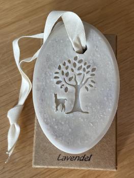 Alpaka Keratin Seife am Bändchen - Lavendel