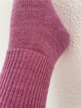 Preview: Baby Alpaka Wollsocke - Pink