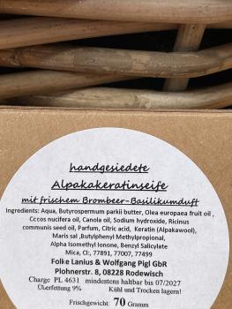 Preview: Alpaka Keratin Seife - Winterzauber.