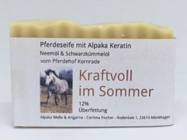 Alpaka Keratin Pferdeseife - Kraftvoll im Sommer