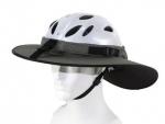 Fahrradhelm Wetterschutz Hutform Classic - Grau