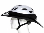 Fahrradhelm Wetterschutz Hutform - Schwarz